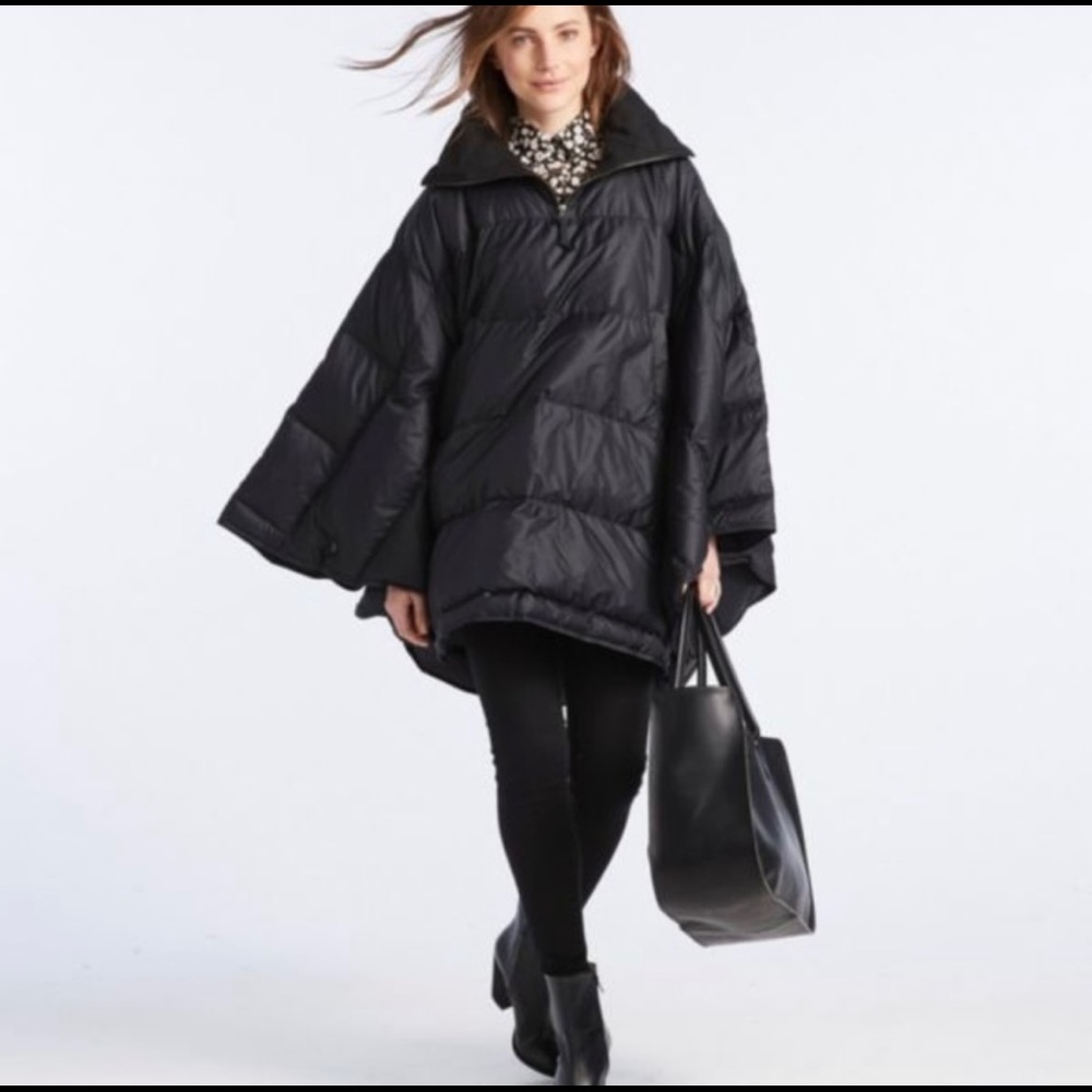 ISO L.L.Bean Signature 650 Down Poncho M/L